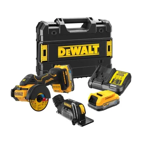 Snabb leverans DCS438E2T-QW Dewalt Vinkelslip med batteri och laddare